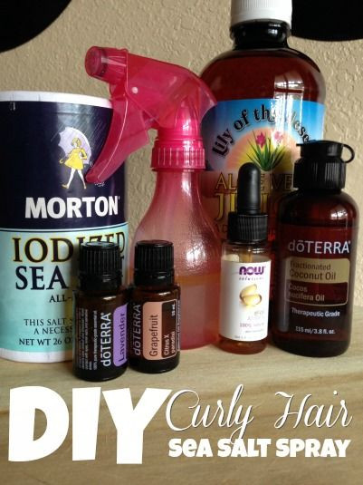 DIY Hair Refresher Spray
 DIY Sea Salt Curl Booster Refresher for Curly Hair