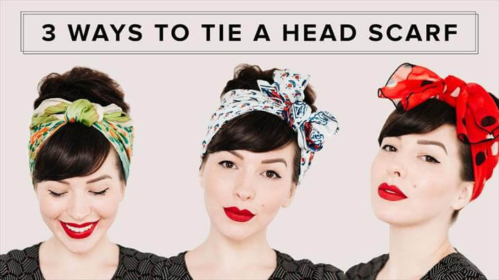 DIY Hair Scarf
 18 DIY Headscarf Ideas For This Summer Step by Step Tutorials