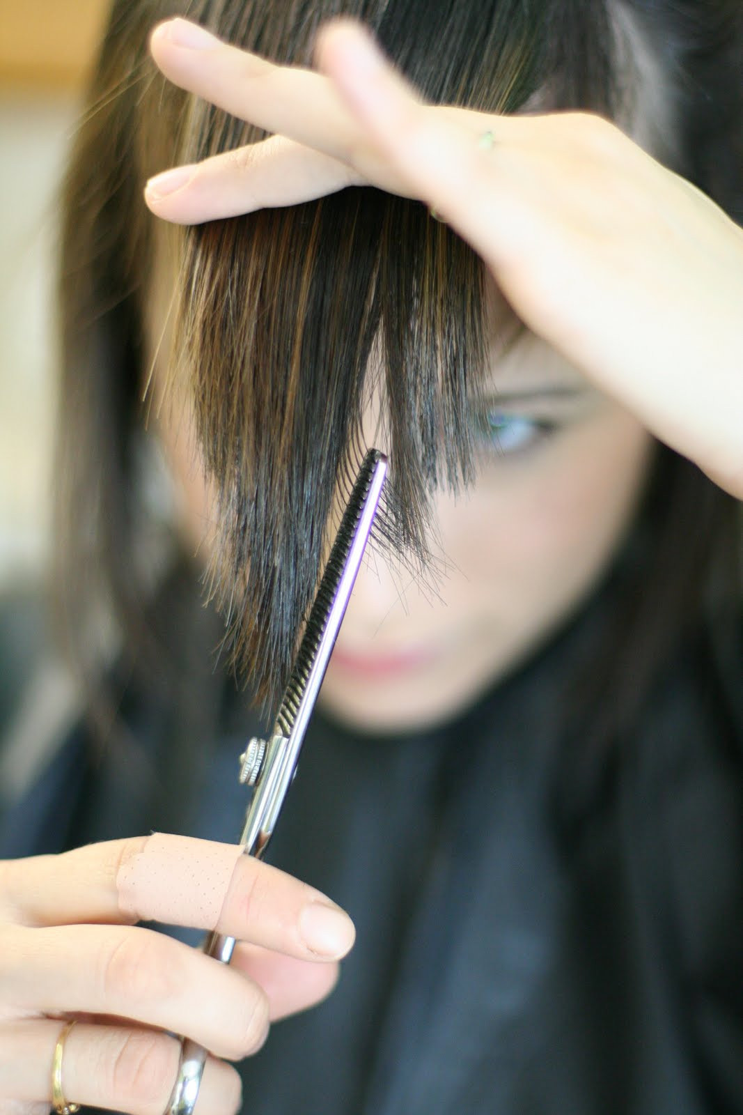 DIY Hair Trim
 Beautiful DIY How To Cut Side Bangs