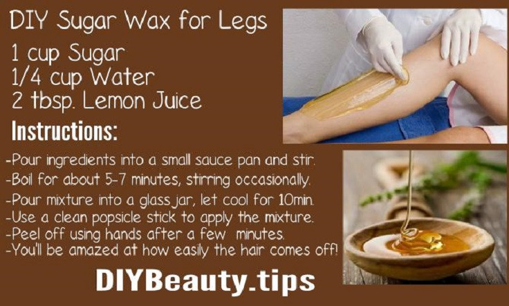 DIY Hair Wax Removal
 9 Unwanted Hair Removal DIYs for Smooth and Beautiful Skin