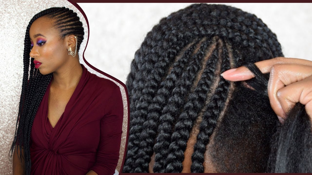 DIY Hairstyles For Black Hair
 How To DIY Feed in Braids on 4c Natural Hair