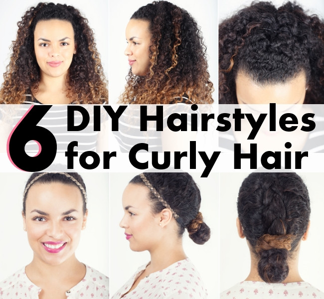 DIY Hairstyles For Curly Hair
 6 Adorable DIY Hairstyles for Curly Hair