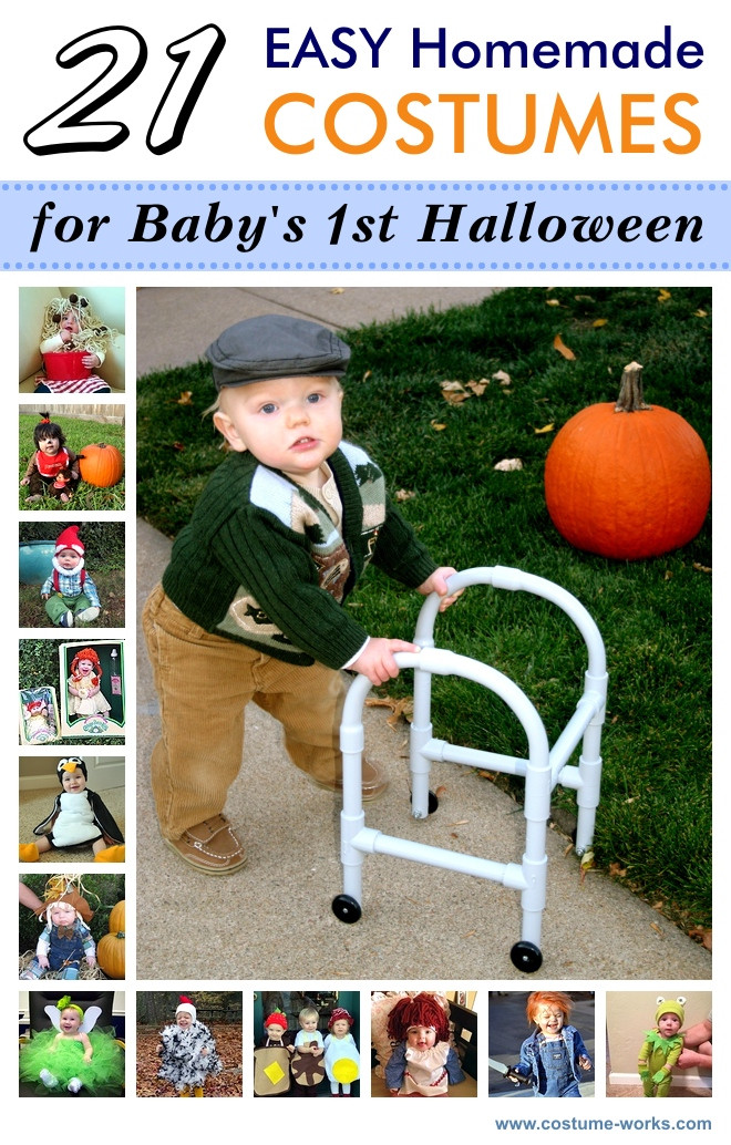 DIY Halloween Costumes For Babies
 21 Easy Homemade Costumes for Baby s First Halloween