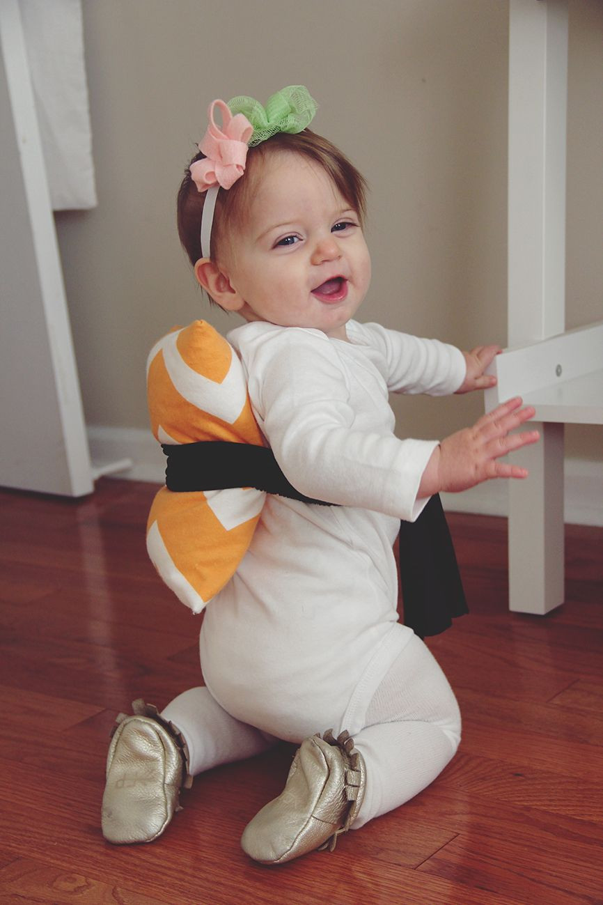 DIY Halloween Costumes For Babies
 DIY Baby Sushi Halloween Costume