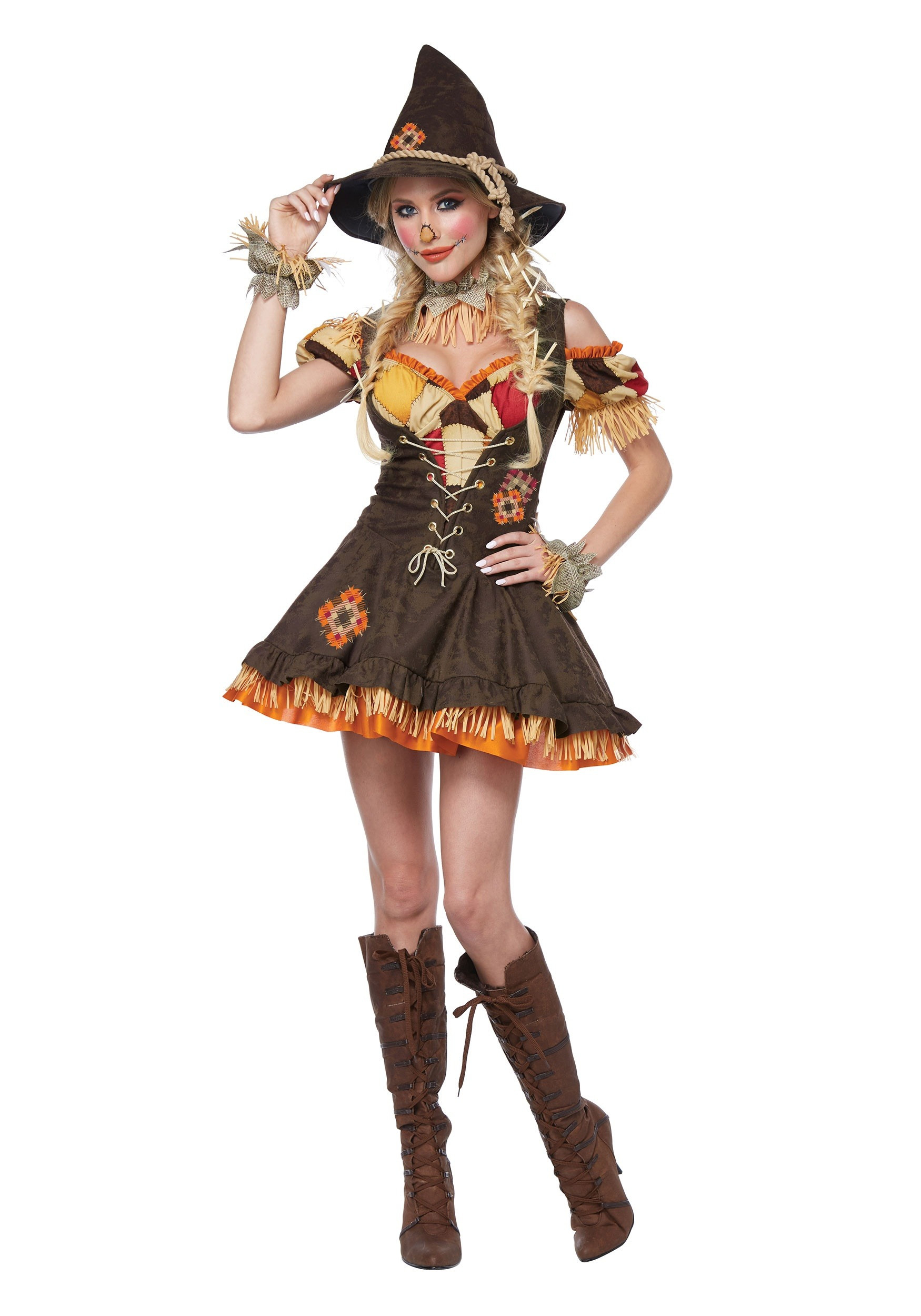 Diy Halloween Costumes For Women
 Sassy Scarecrow Costume for Women