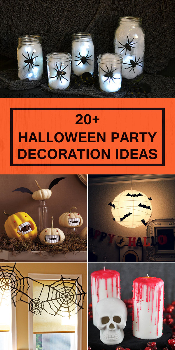 DIY Halloween Party Decor
 20 Fun and Festive Halloween Party Decoration Ideas