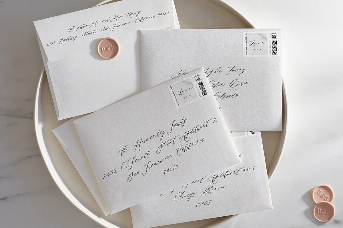 DIY Handwritten Wedding Invitations
 All About Envelopes How to Address your Wedding