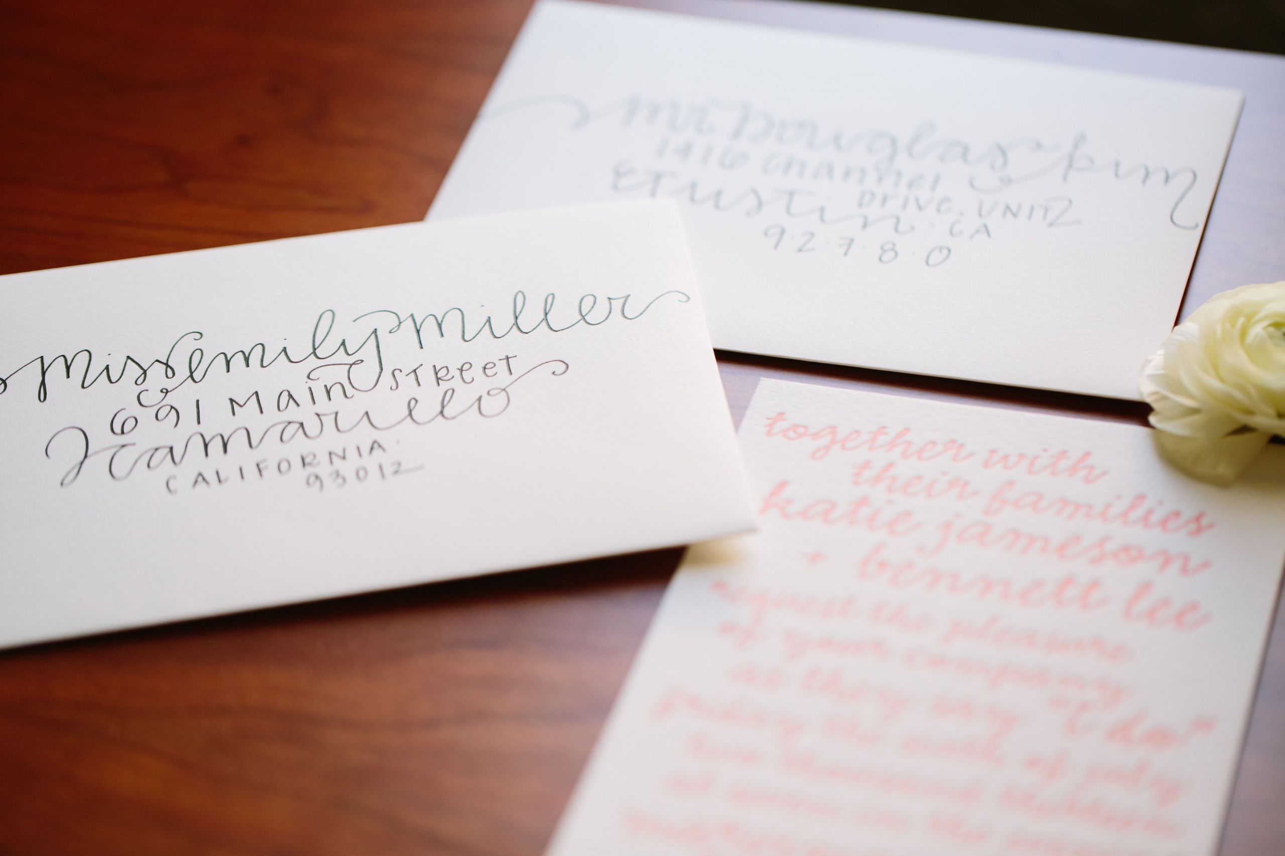 DIY Handwritten Wedding Invitations
 DIY Wedding Envelope Addressing Tips