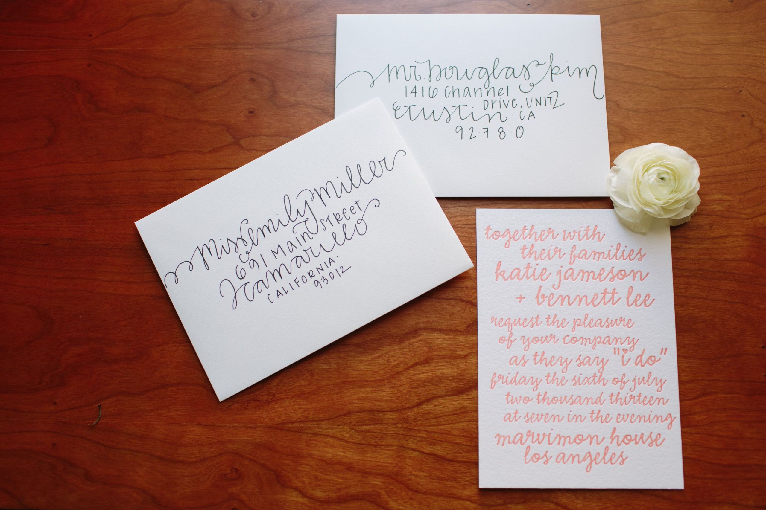 DIY Handwritten Wedding Invitations
 DIY Wedding Envelope Addressing Tips