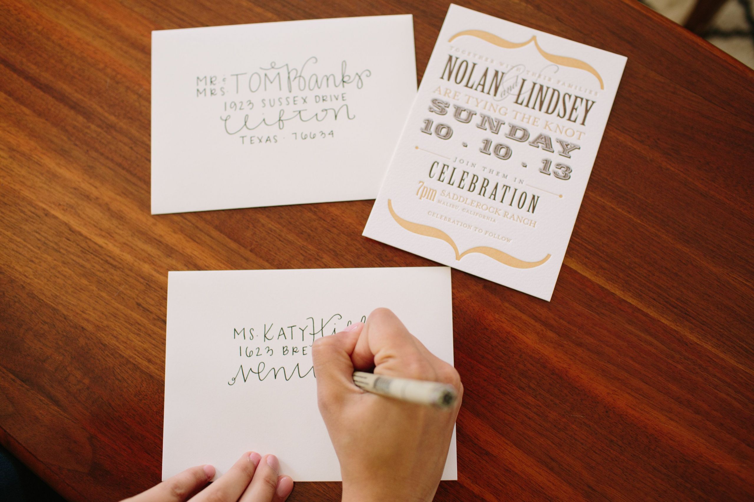 DIY Handwritten Wedding Invitations
 DIY Wedding Envelope Addressing Tips