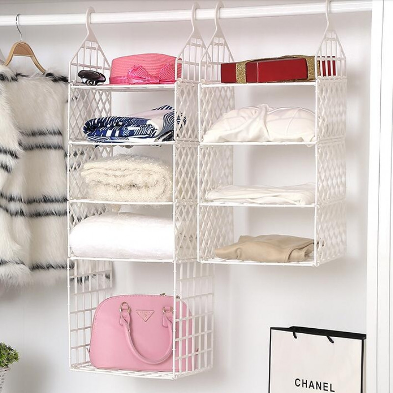 DIY Hanging Closet Organizer
 Buy Home Shoe Rack Shelf Storage 7 Tier Closet Organizer