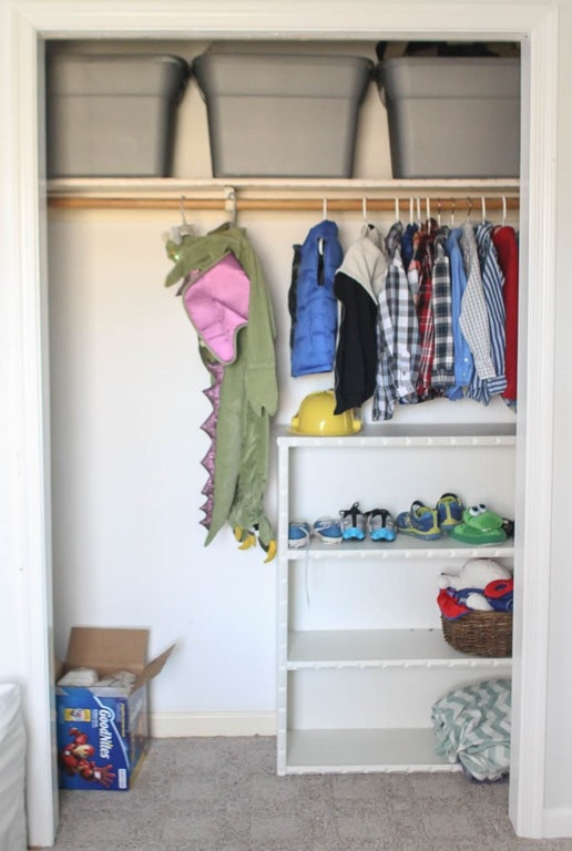 DIY Hanging Closet Organizer
 How to build cheap and easy DIY closet shelves Lovely Etc