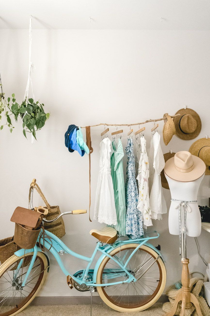 DIY Hanging Clothes Rack From Ceiling
 How To Make A Hanging Clothing Rack