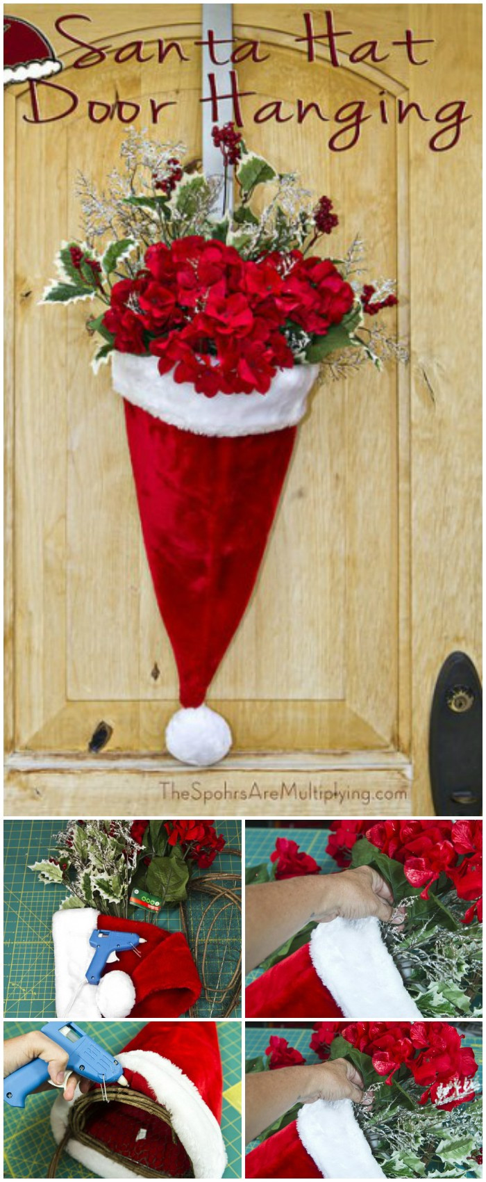 DIY Hanging Decorations
 16 Bud Friendly DIY Christmas Door Decorations • DIY