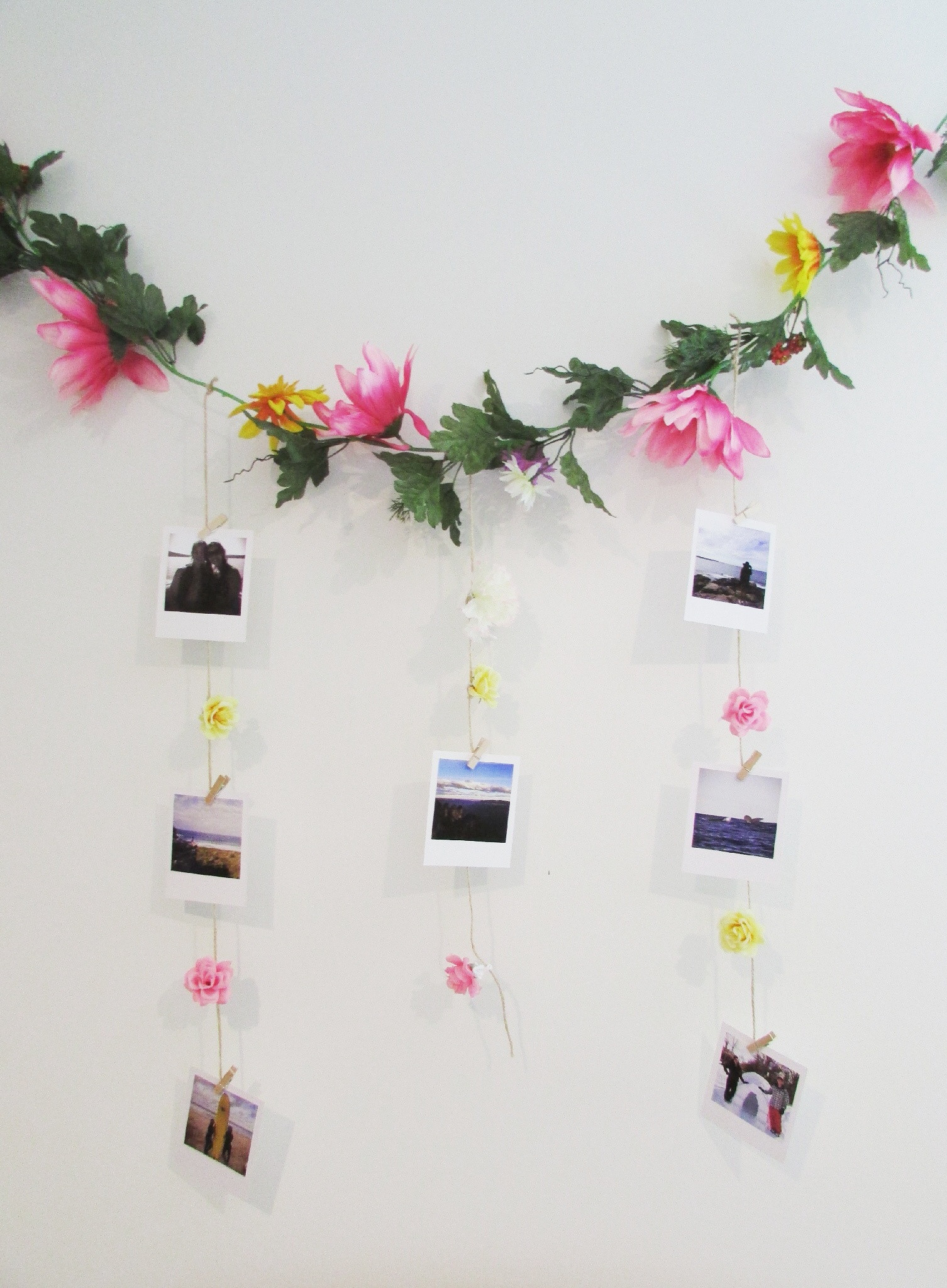 DIY Hanging Decorations
 DIY Polaroids and Floral Hanging