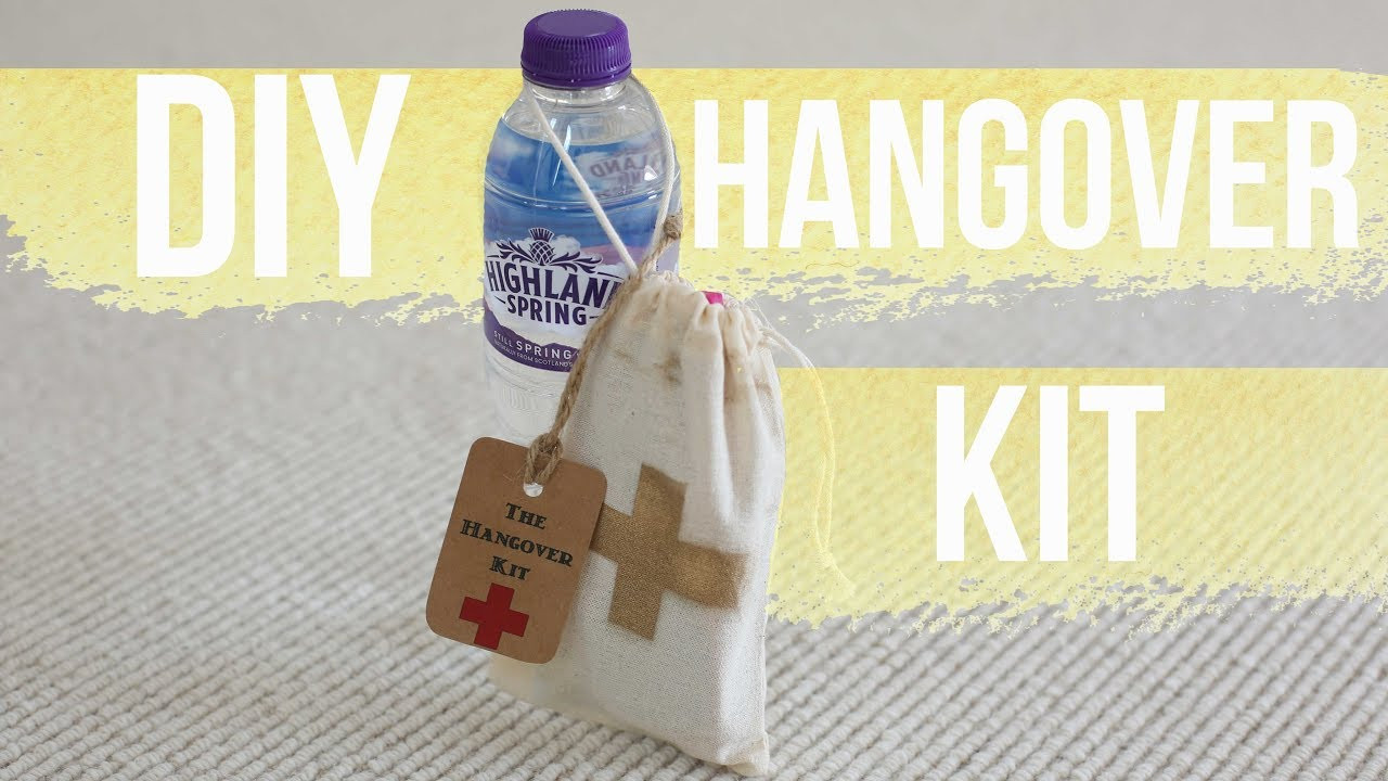 DIY Hangover Kit
 DIY Hangover Kit Wedding Favour