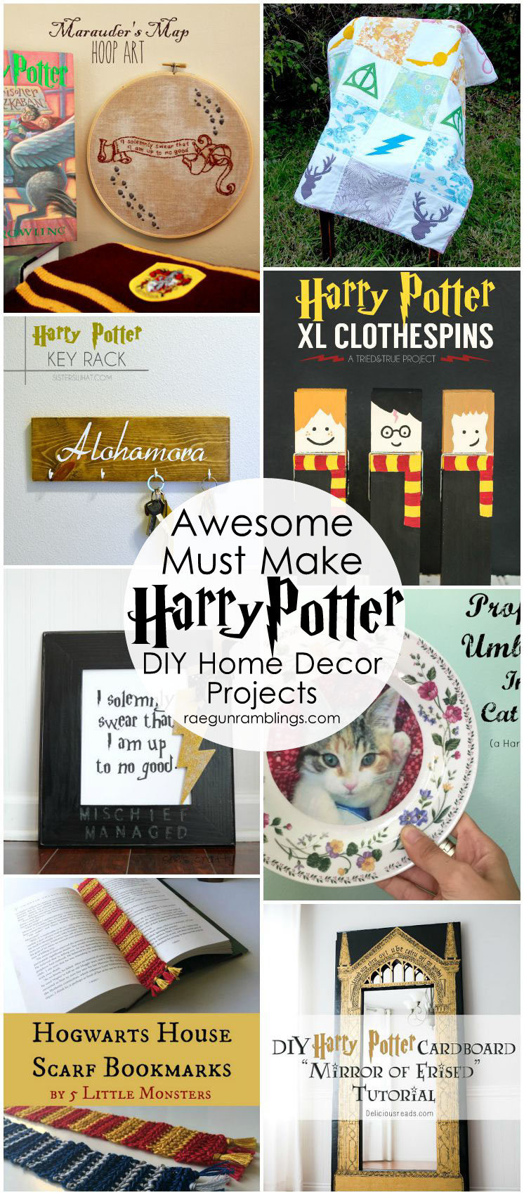 DIY Harry Potter Decor
 Over 50 Awesome Harry Potter Projects Rae Gun Ramblings