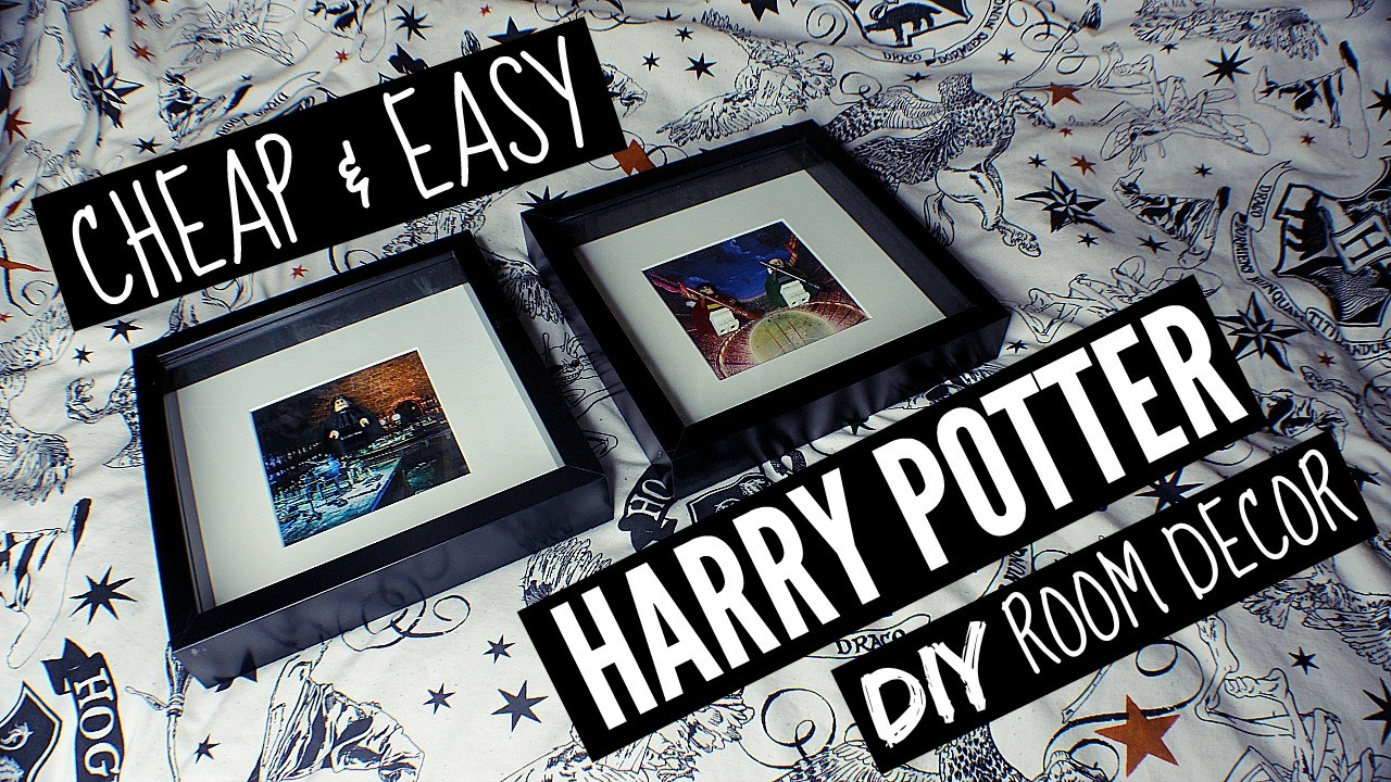 DIY Harry Potter Decor
 CHEAP & EASY HARRY POTTER DIY ROOM DECOR
