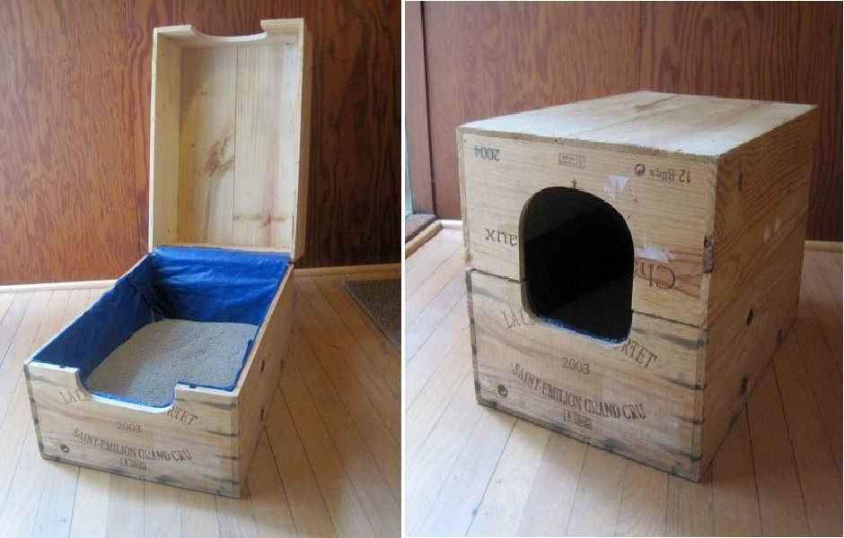 DIY Hidden Cat Litter Box
 Clever ideas to hide your cat s litter box in 2020