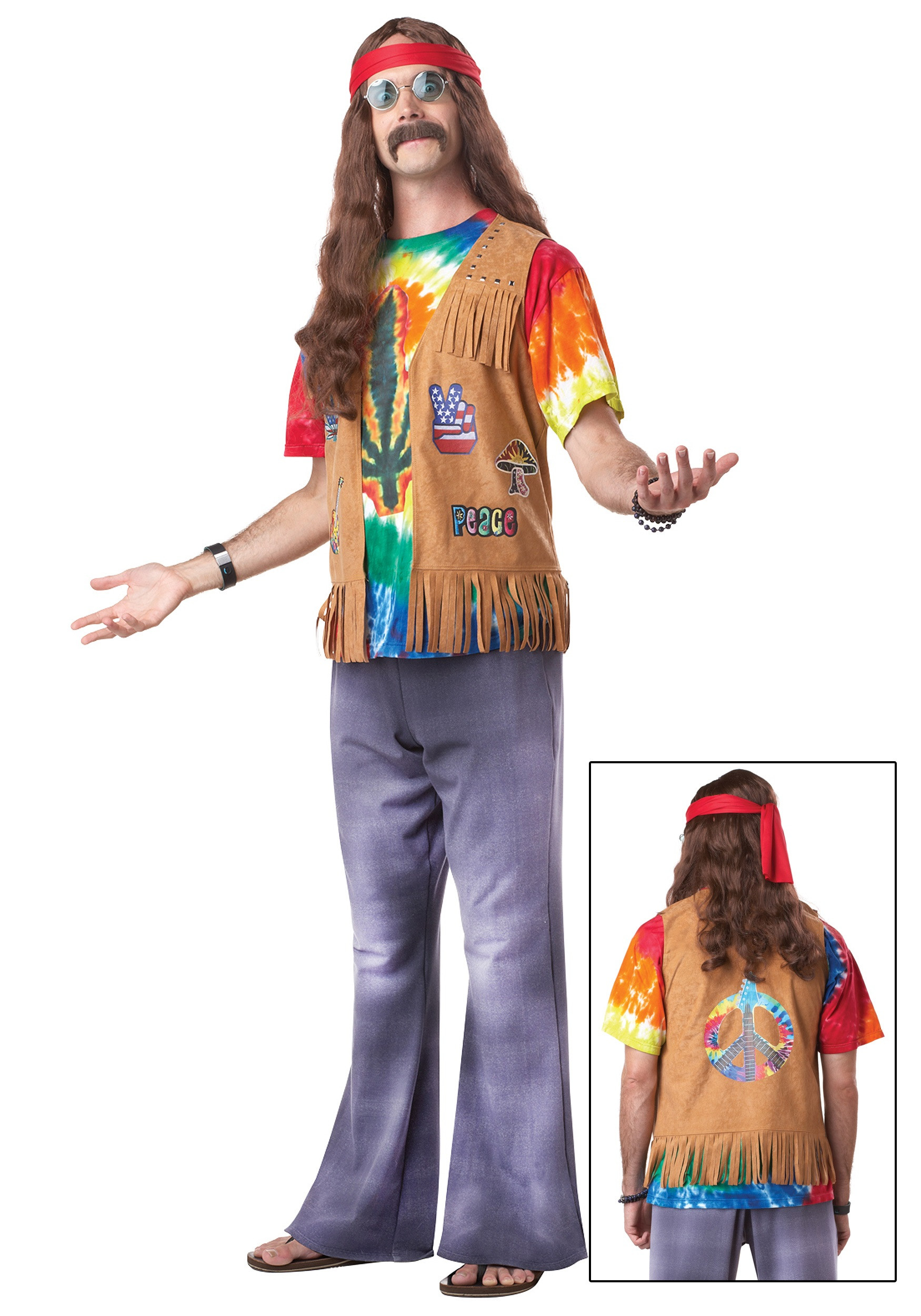 DIY Hippie Costume
 Hippie Clothes Idea Hippie Sandals
