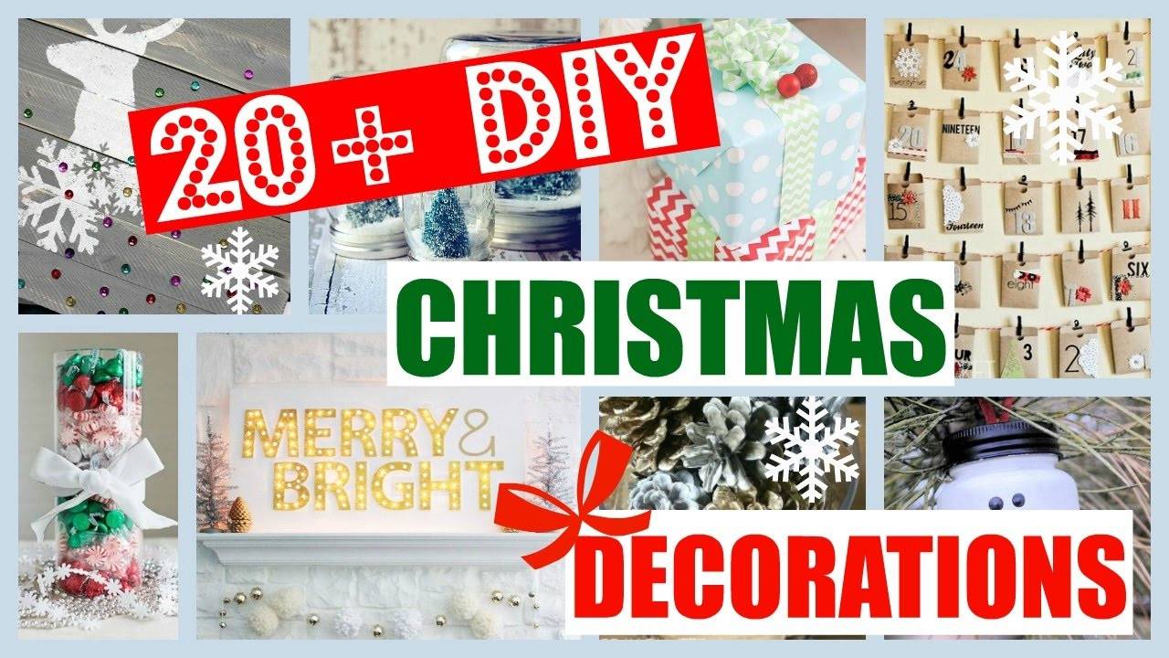 DIY Holiday Room Decor
 20 DIY Christmas Room Decor Ideas You NEED To Try ASAP