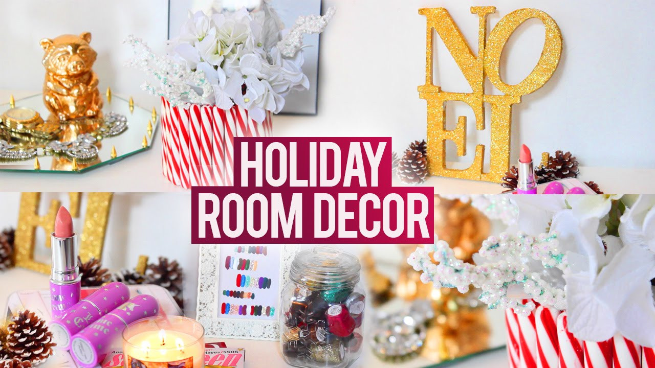 DIY Holiday Room Decor
 DIY TUMBLR Holiday Room Decorations Easy Fun and