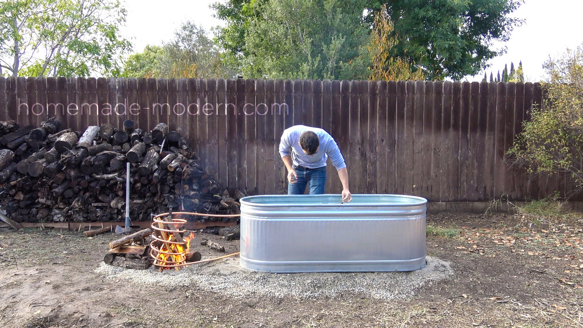 DIY Hot Tubs Kits
 HomeMade Modern EP112 DIY Wood Fired Hot Tub