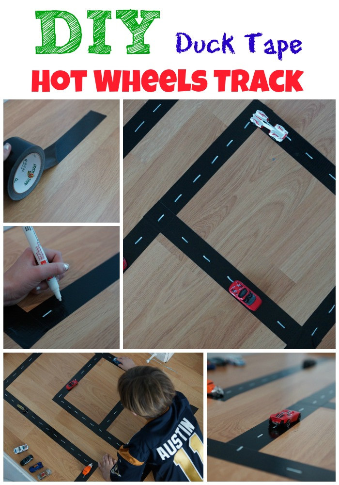 DIY Hot Wheels Track
 DIY Duck Tape Hot Wheels Track