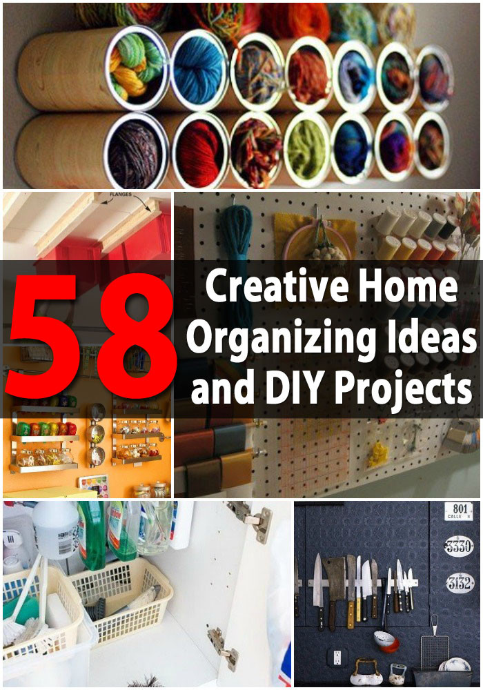 DIY House Organization
 Amazing World 60 Creative Home Organizing Ideas and DIY
