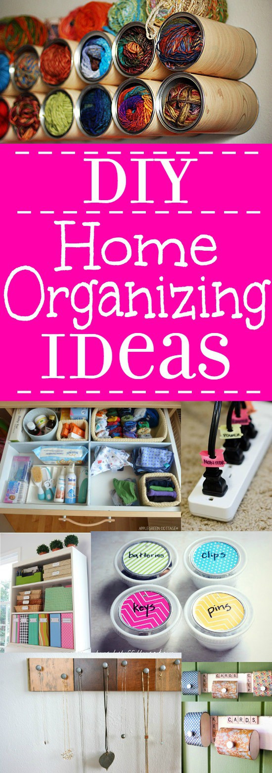 DIY House Organization
 35 DIY Home Organizing Ideas