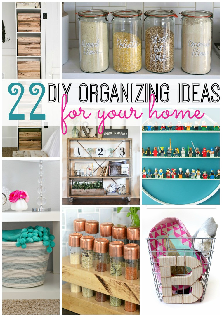 DIY House Organization
 22 DIY Organizing Ideas For Your Home Tatertots and Jello