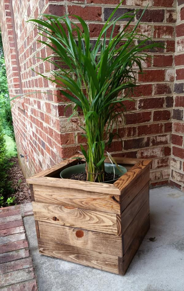 DIY Indoor Planter Box
 Pallet Planter Boxes for Balcony