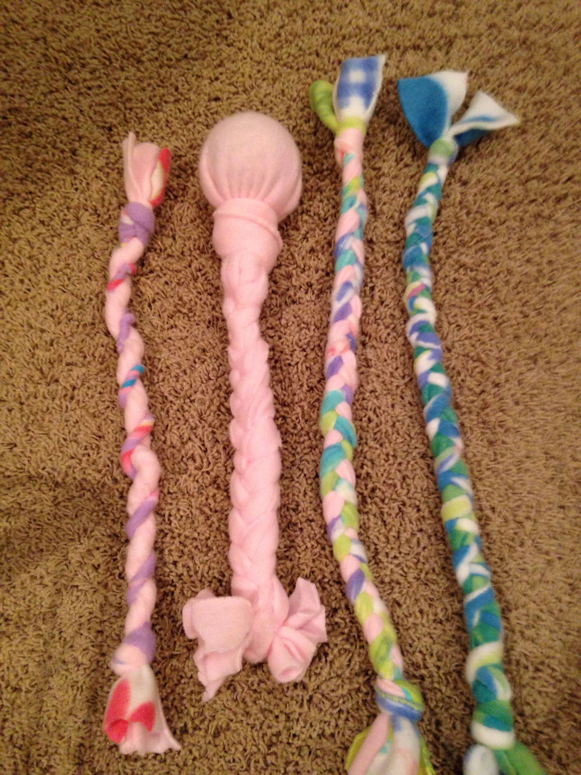 DIY Interactive Dog Toys
 Homemade dog toys All you need is fleece scissors and a