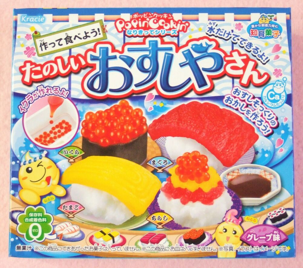 DIY Japanese Candy Kit
 Kracie Popin Cookin Sushi Japanese Candy Making Kit New