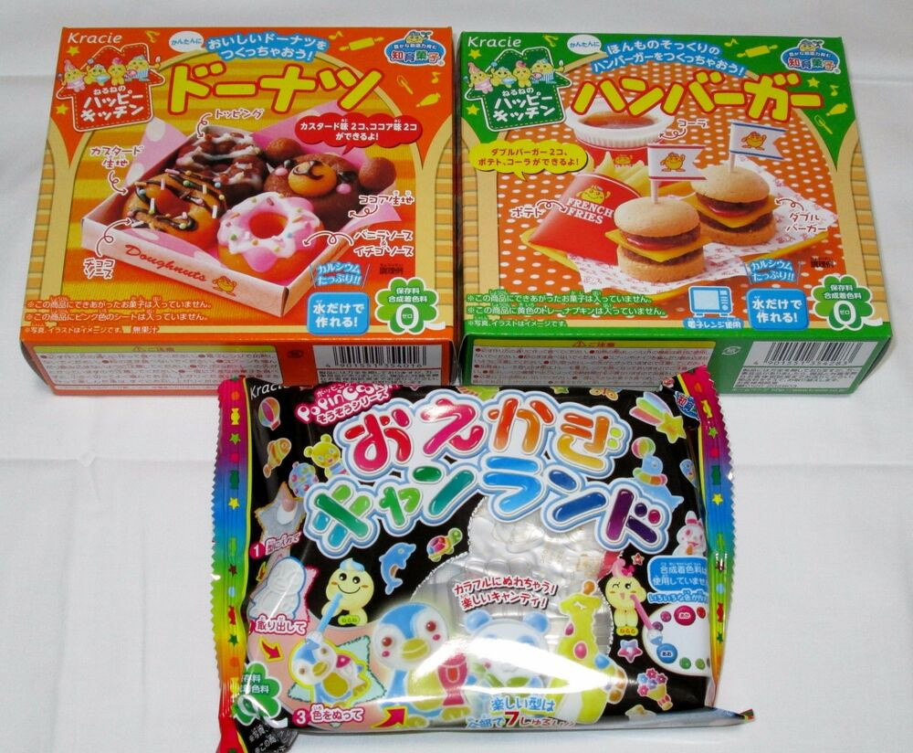 DIY Japanese Candy Kit
 Kracie Happy kitchen Popin cookin Japanese candy DIY