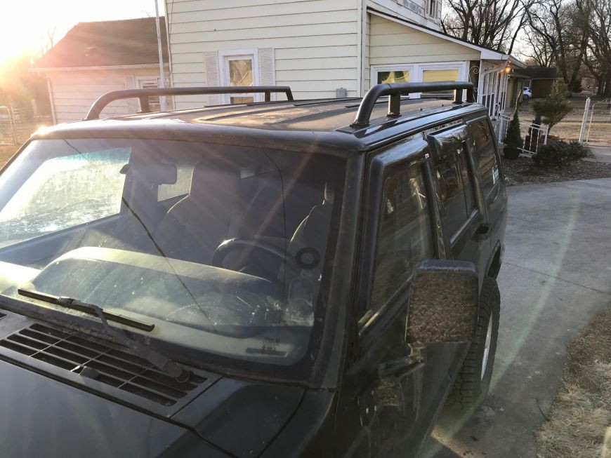 DIY Jeep Roof Rack
 DIY roof rack rails for my Jeep Cherokee XJ