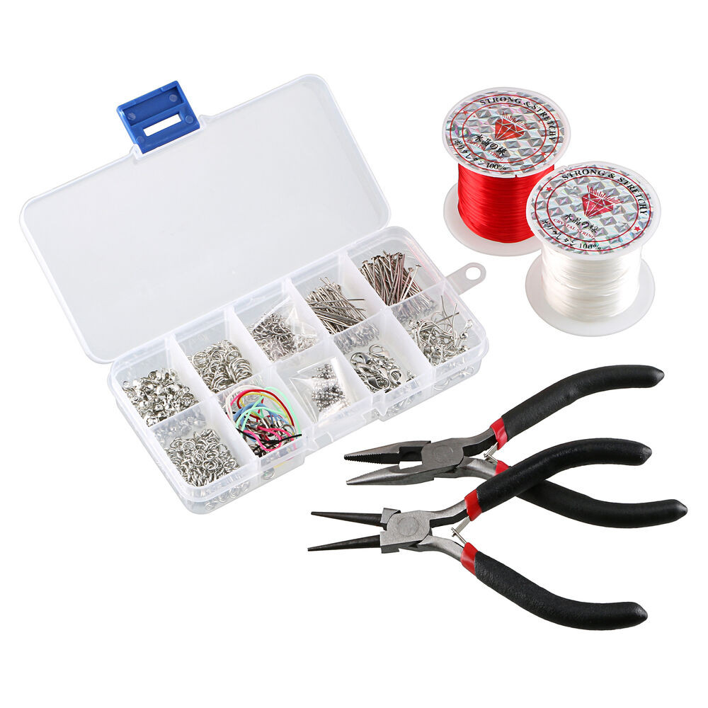 DIY Jewelry Kit
 DIY Jewelry Making Tools Kits Head Pins Chain Beads Pliers