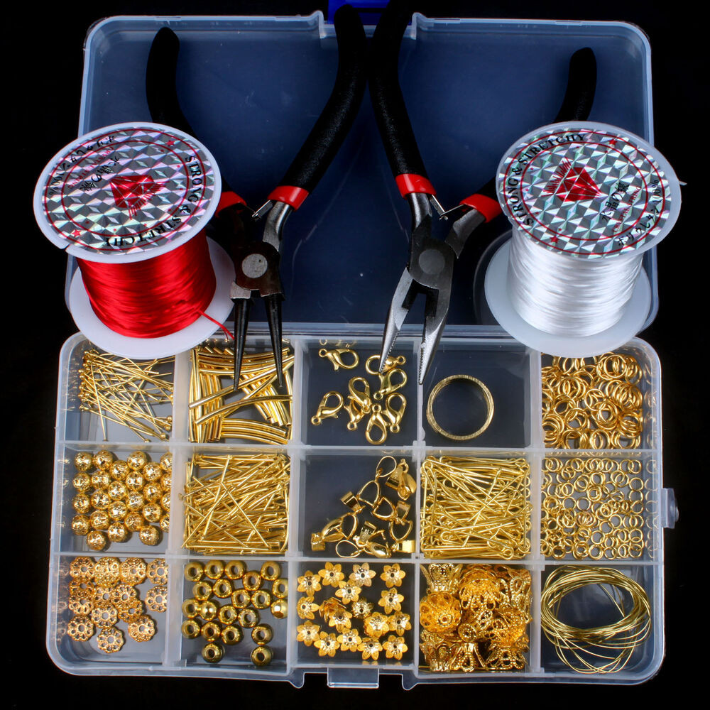 DIY Jewelry Kit
 DIY Jewelry Making Starter Kits Pliers Findings Charm Bead