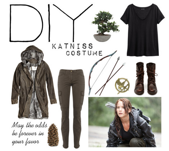 DIY Katniss Costume
 May the odds be forever in your favor