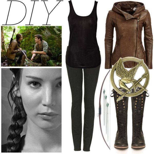 DIY Katniss Costume
 26 best Hunger Game Costume Ideas images on Pinterest
