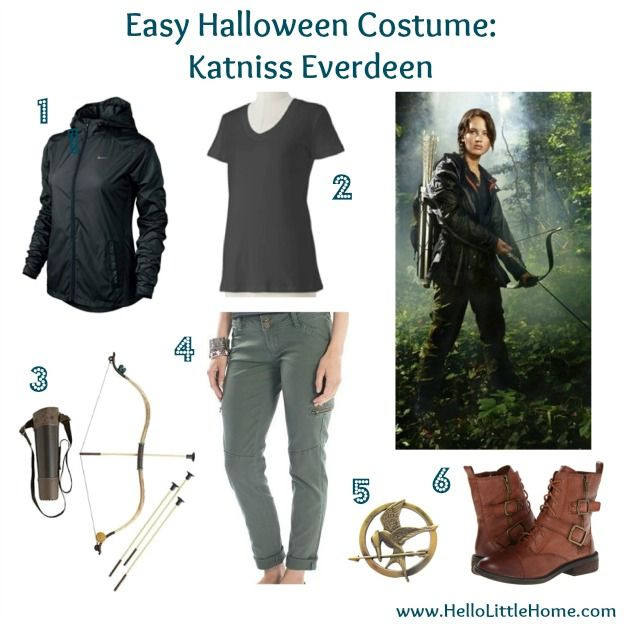 DIY Katniss Costume
 4 Easy Halloween Costumes Katniss Everdeen Carrie The