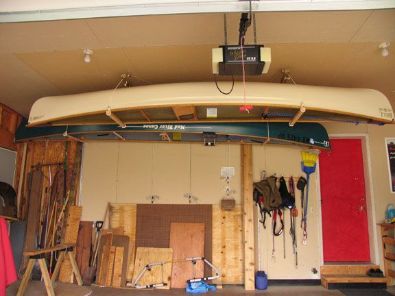 DIY Kayak Rack Ceiling
 Best 25 Canoe storage ideas on Pinterest
