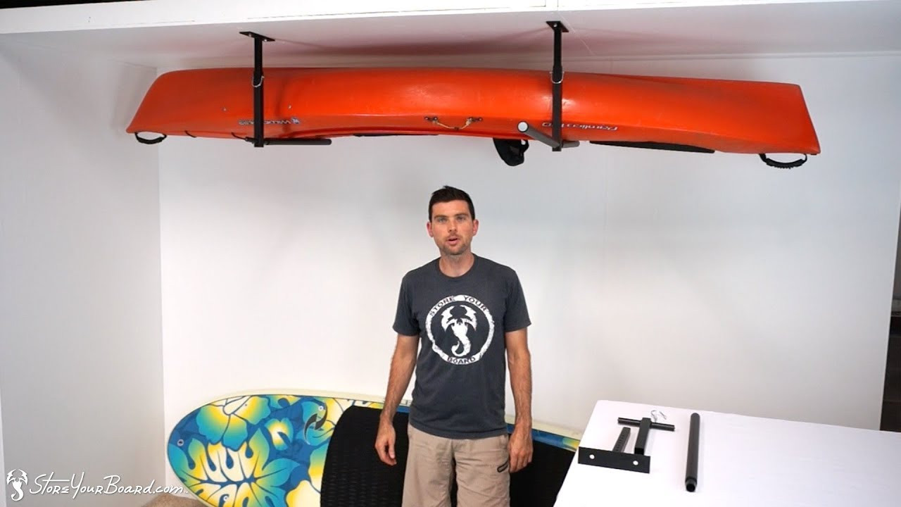 DIY Kayak Rack Ceiling
 Hi Port 2 2 Kayak or SUP Ceiling Rack