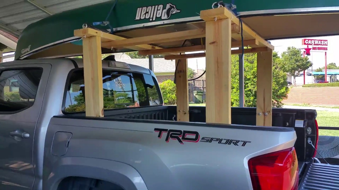 DIY Kayak Rack For Truck Bed
 DIY Homemade Truck Bed Rack Ladder Canoe Kayak