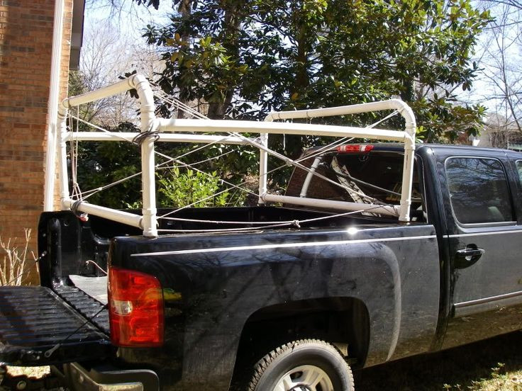 DIY Kayak Rack For Truck Bed
 diy pvc canoe rack for truck Google Search