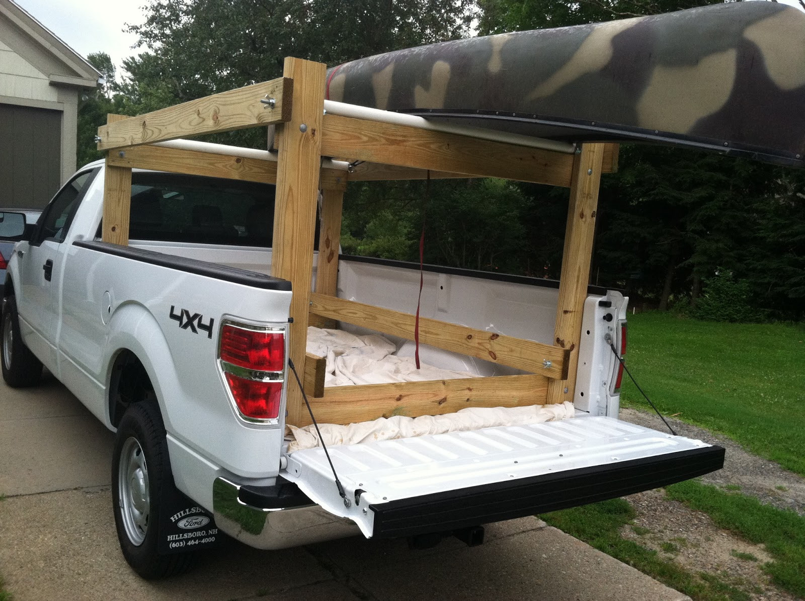 DIY Kayak Rack For Truck Bed
 Howdy Ya Dewit Easy Homemade Canoe Kayak Ladder and