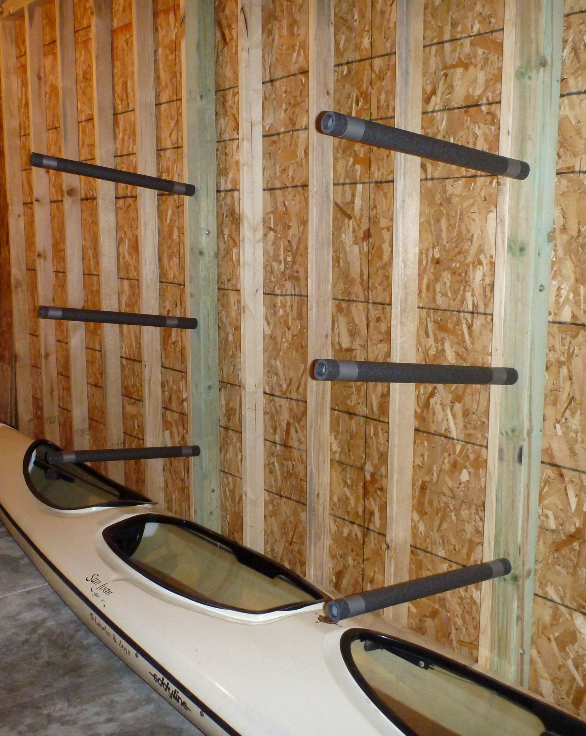 DIY Kayak Rack Garage
 Building Kayak Racks
