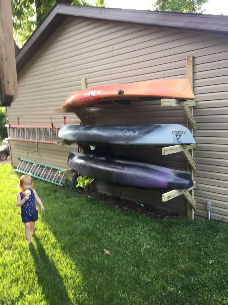 DIY Kayak Rack Garage
 Pin by Eric Ritchey on Project ideas in 2019