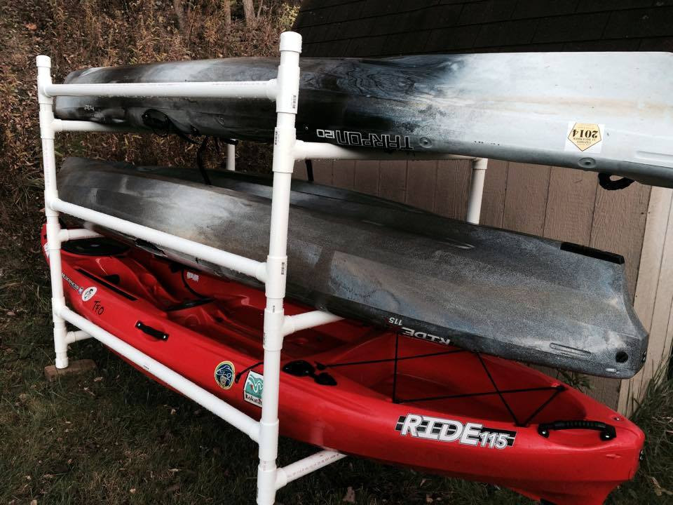 DIY Kayak Rack
 Build a simple kayak rack from PVC Kayak Fishing Instructor