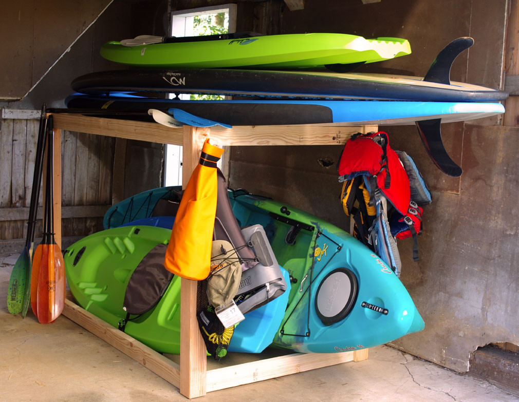 DIY Kayak Rack
 Kayak and SUP Storage Rack A Simple DIY Project Create